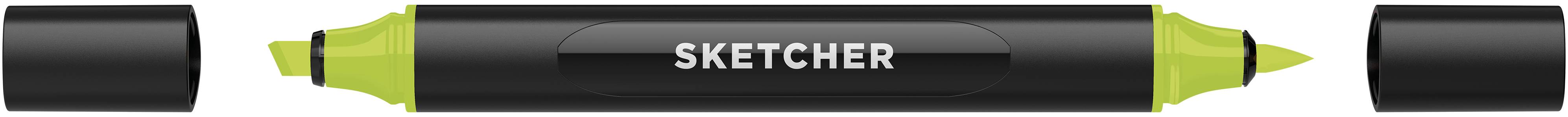 Twinmarker Sketcher brush+chisel YG380 weizengras