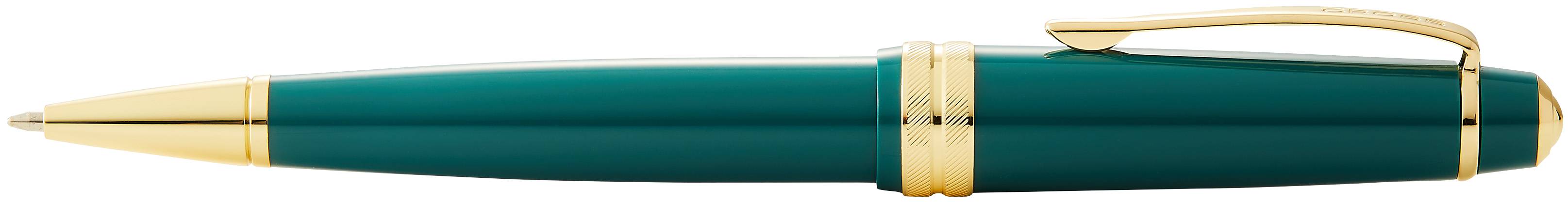 Kugelschreiber Cross Bailey light Grün, Goldbeschläge in Geschenkbox