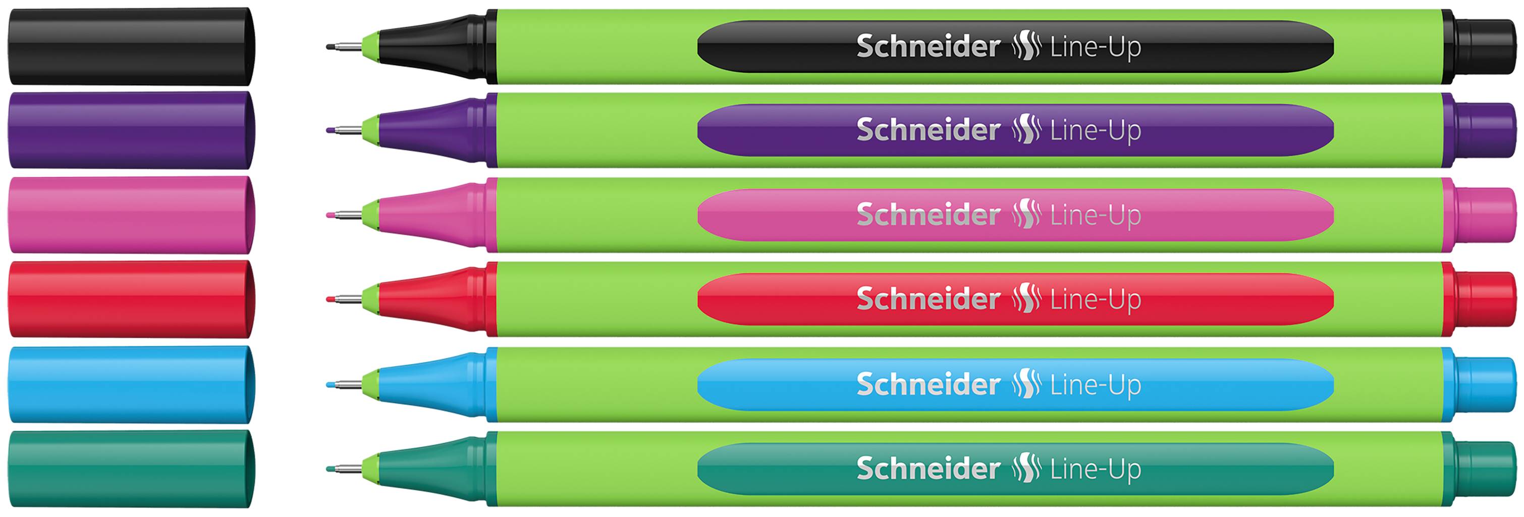 Fineliner Line-Up 6er Etui, sortiert, 5+1 Aktion