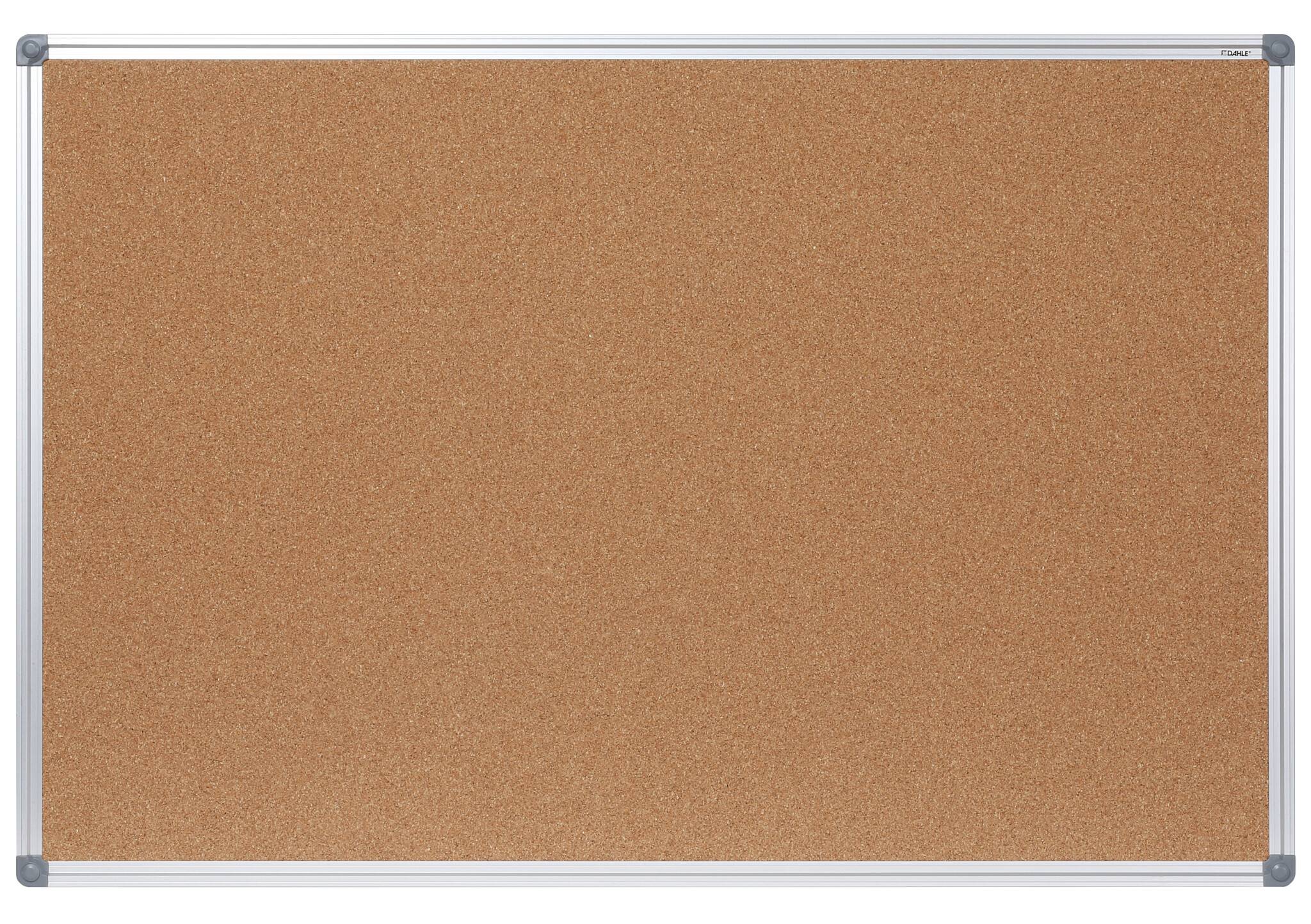 Cork Board 45 x 60 cm Alurahmen Naturkork Retail-Verpackung