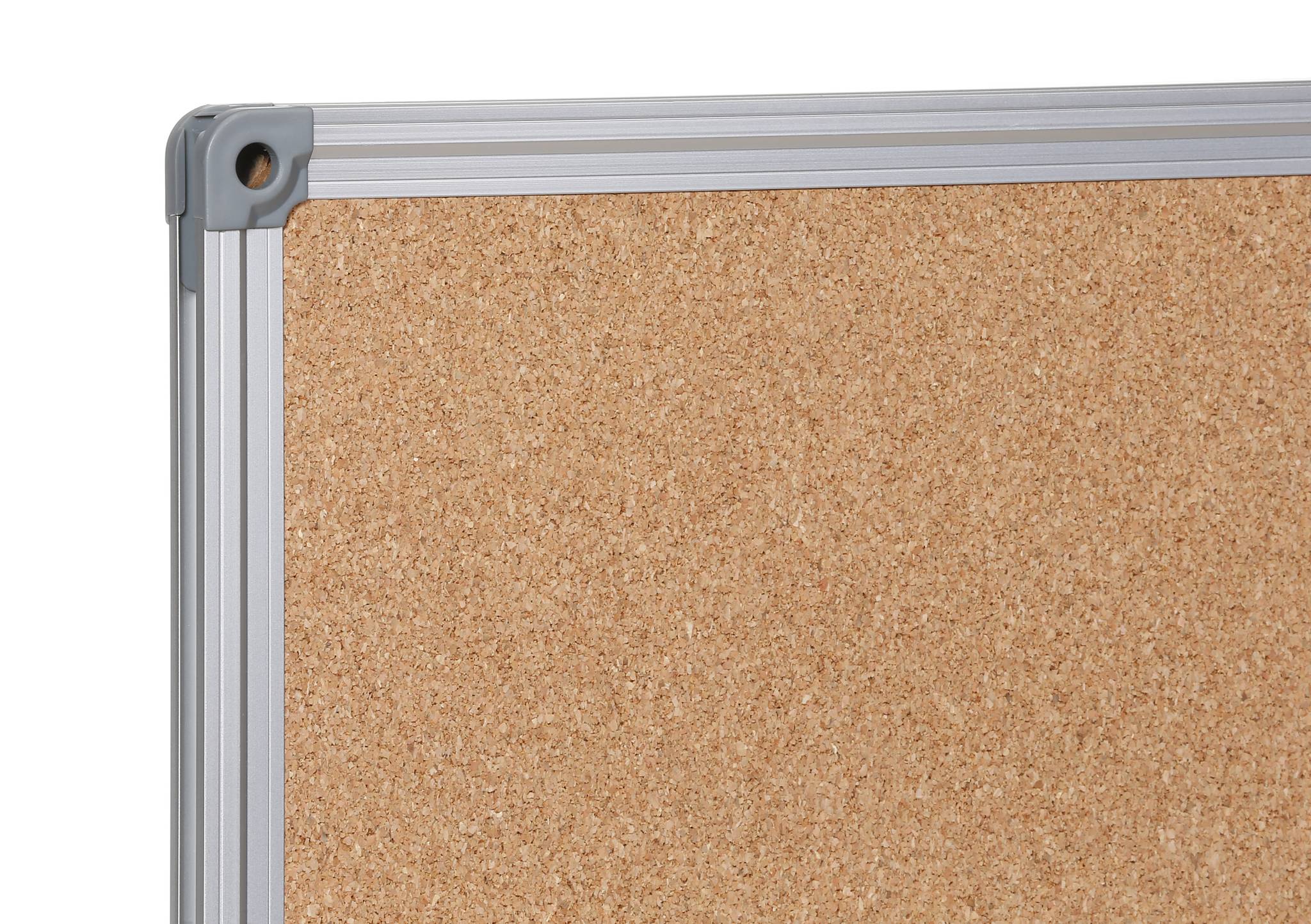 Cork Board 45 x 60 cm Alurahmen Naturkork Retail-Verpackung