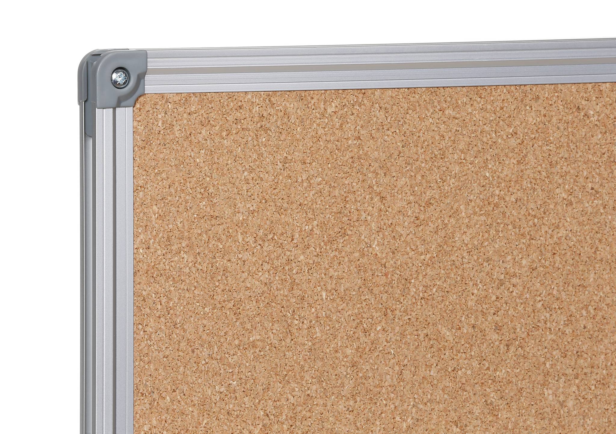 Cork Board 45 x 60 cm Alurahmen Naturkork Retail-Verpackung
