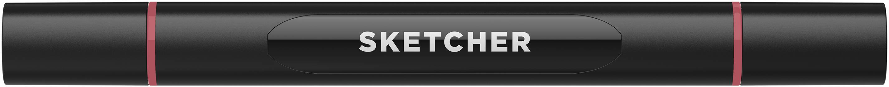 Twinmarker Sketcher brush+chisel R 115 sangria