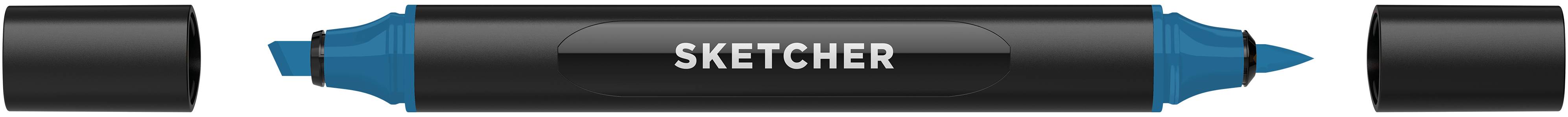 Twinmarker Sketcher brush+chisel B 285 jeansblau