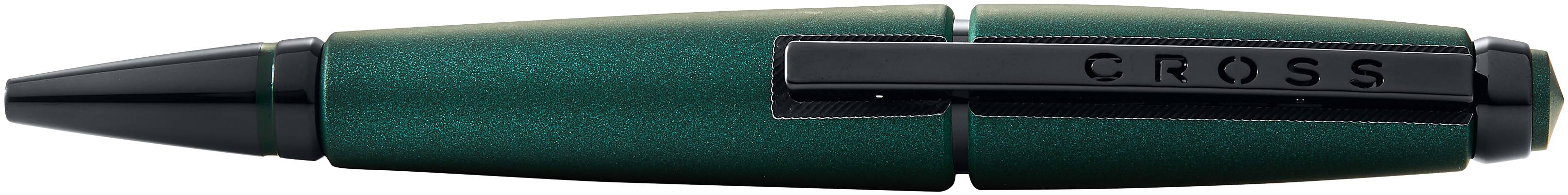 Rollerball Cross Edge Mattgrün in Geschenkbox