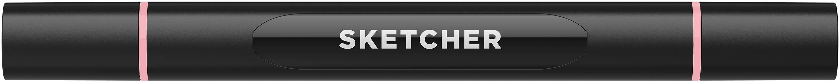 Twinmarker Sketcher brush+chisel R 075 koralle