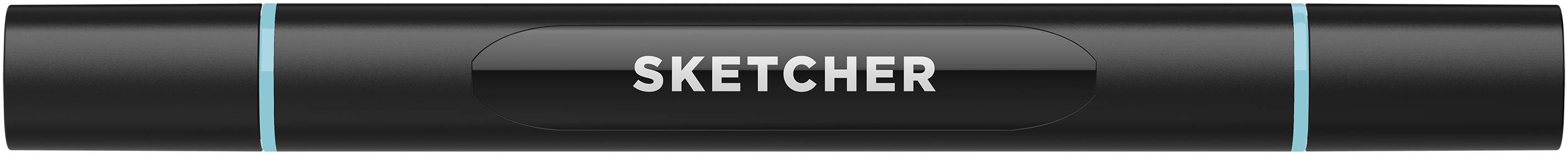 Twinmarker Sketcher brush+chisel B 260 himmelblau mittel