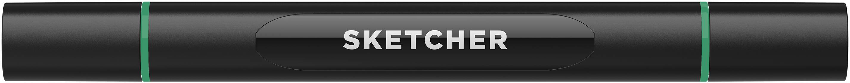 Twinmarker Sketcher brush+chisel G 365 smaragd