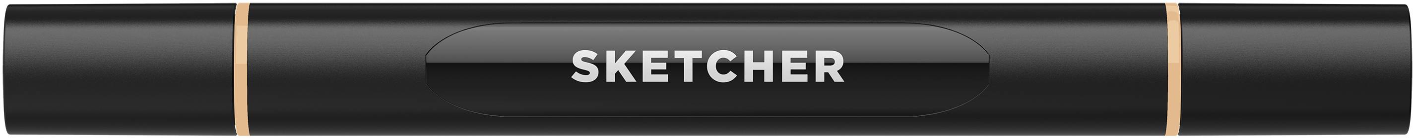 Twinmarker Sketcher brush+chisel BE450 karamell mittel