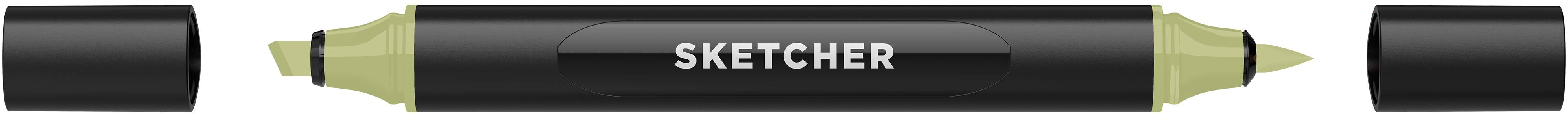 Twinmarker Sketcher brush+chisel K 405 hanf