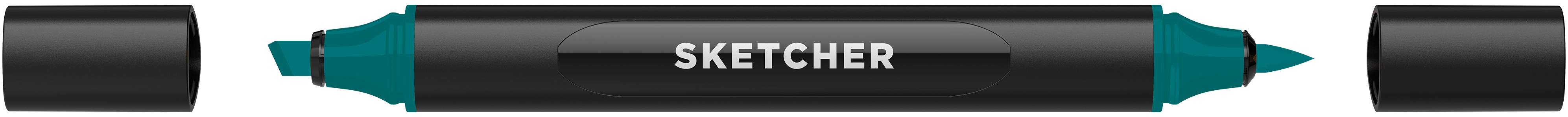 Twinmarker Sketcher brush+chisel GB310 lagunenblau