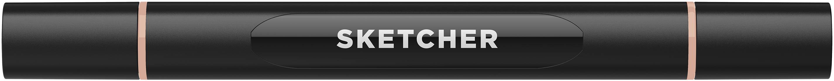 Twinmarker Sketcher brush+chisel M 120 mauve