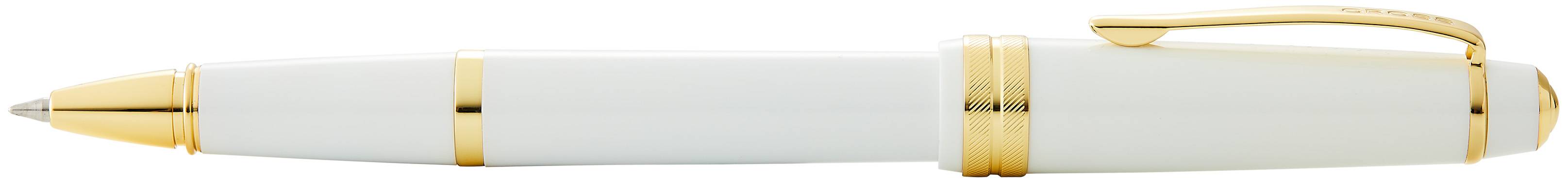 Rollerball Cross Bailey Light Weiß/Gold in Geschenkbox