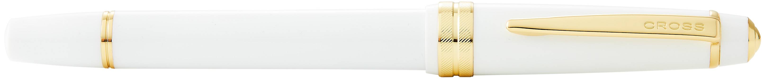 Rollerball Cross Bailey Light Weiß/Gold in Geschenkbox