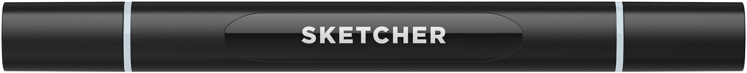 Twinmarker Sketcher brush+chisel CG515 kaltgrau 2