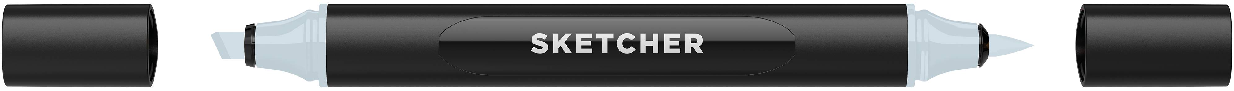 Twinmarker Sketcher brush+chisel CG515 kaltgrau 2