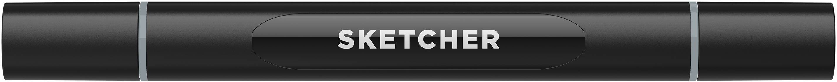 Twinmarker Sketcher brush+chisel CG525 kaltgrau 4