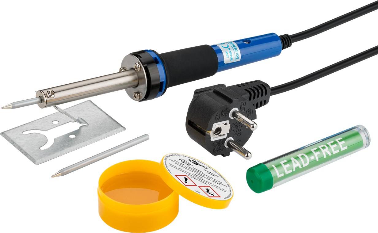 fixpoint Lötkolbenset für feine Lötarbeiten 30 W 5 tlg.