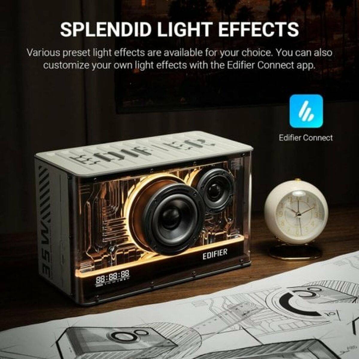 Edifier QD35 Bluetooth, RGB, weiß retail