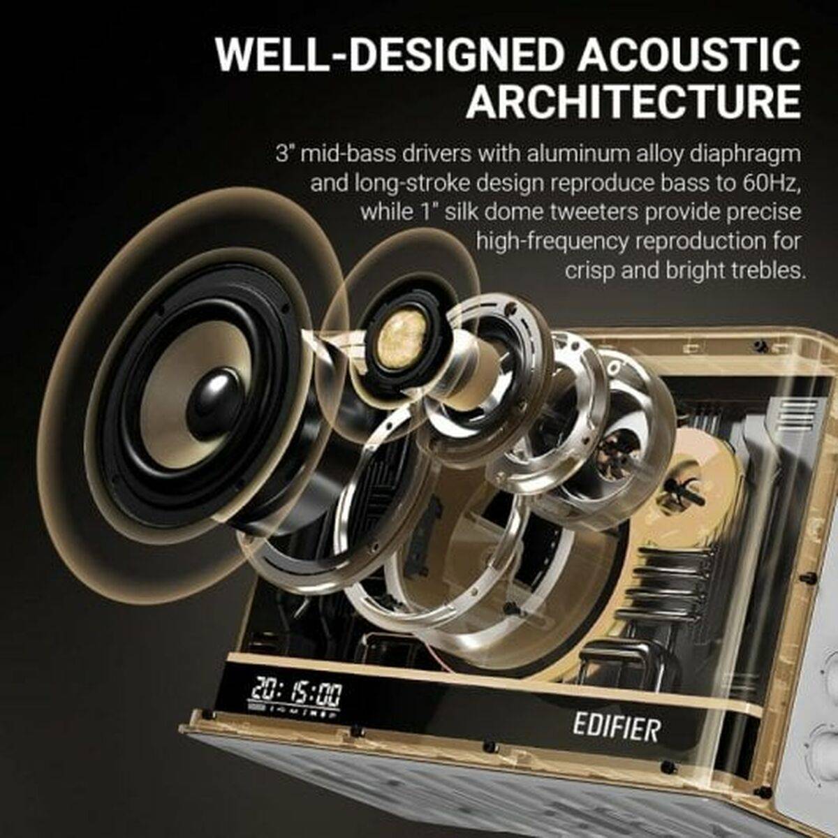 Edifier QD35 Bluetooth, RGB, weiß retail