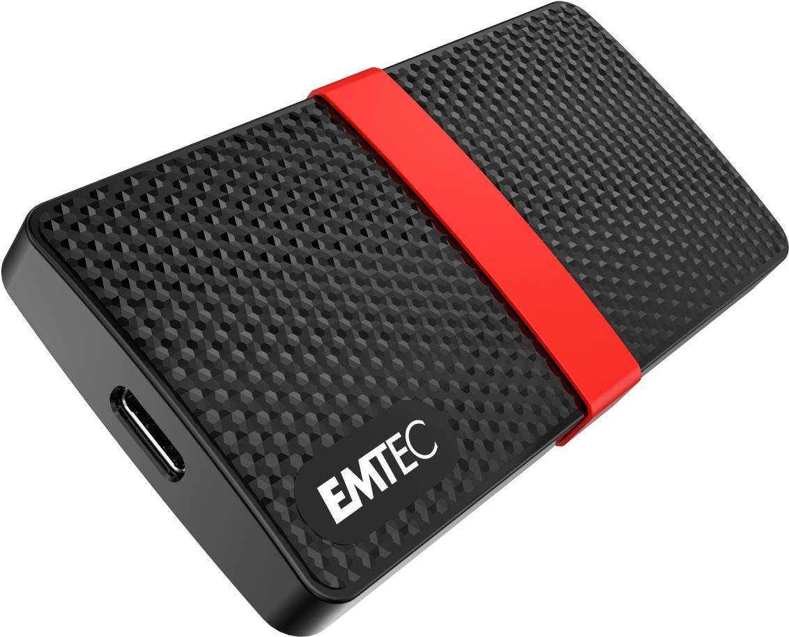 EMTEC X200 - SSD - 2 TB - extern (tragbar) - USB 3.2 Gen 1 (USB-C Steckverbinder)
