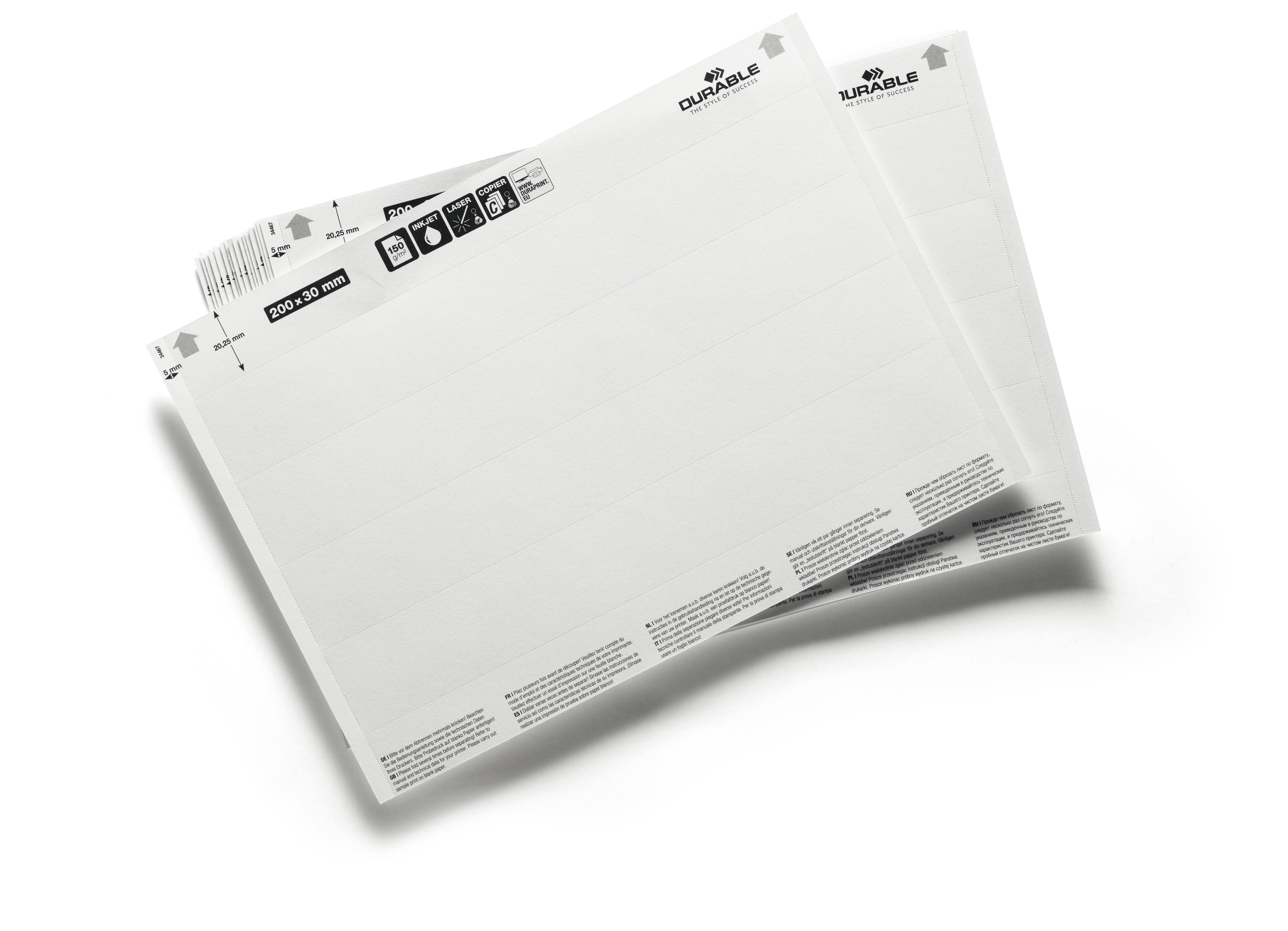 Einsteckschild für Beschriftungsfenster LABELFIX®