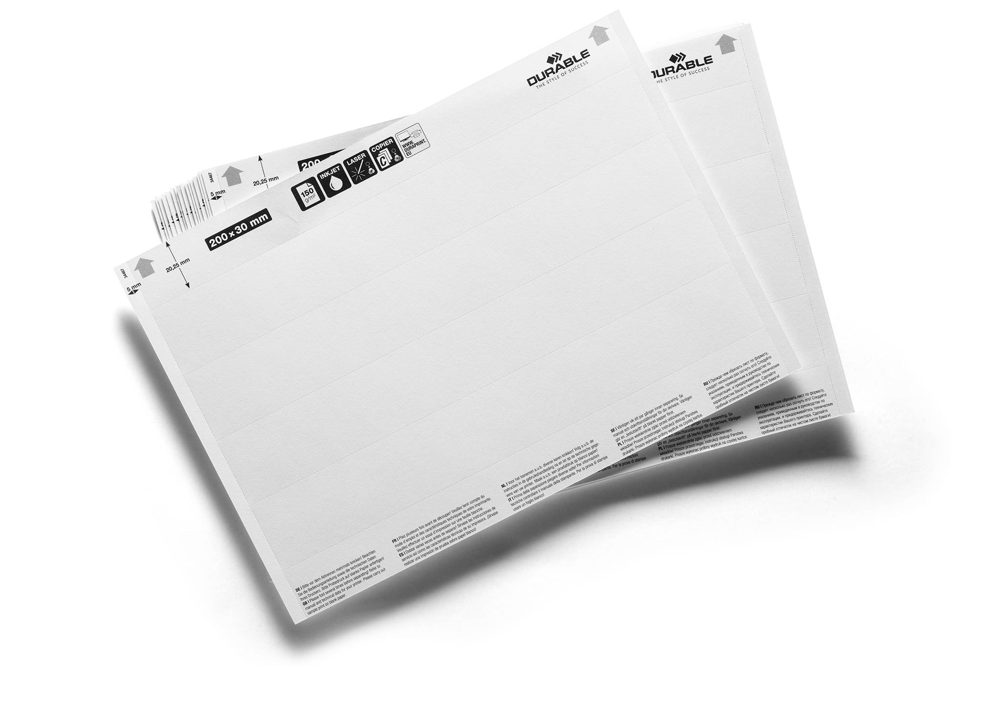 Einsteckschild für Beschriftungsfenster LABELFIX®