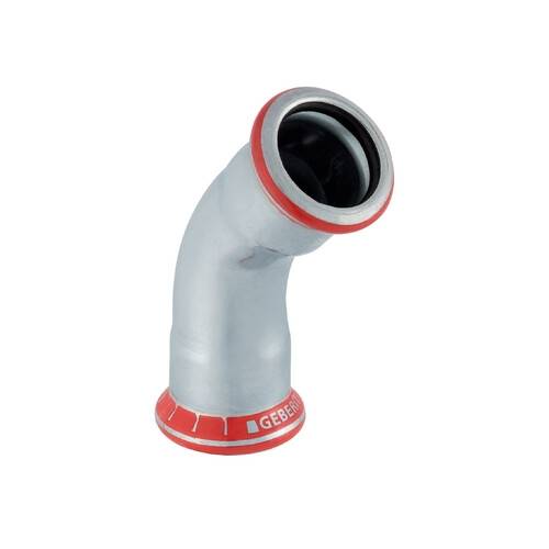 Geberit GE Mapress, C-Stahl, Bogen 45 Gr., d54mm, verzinkt, 1 Stk.