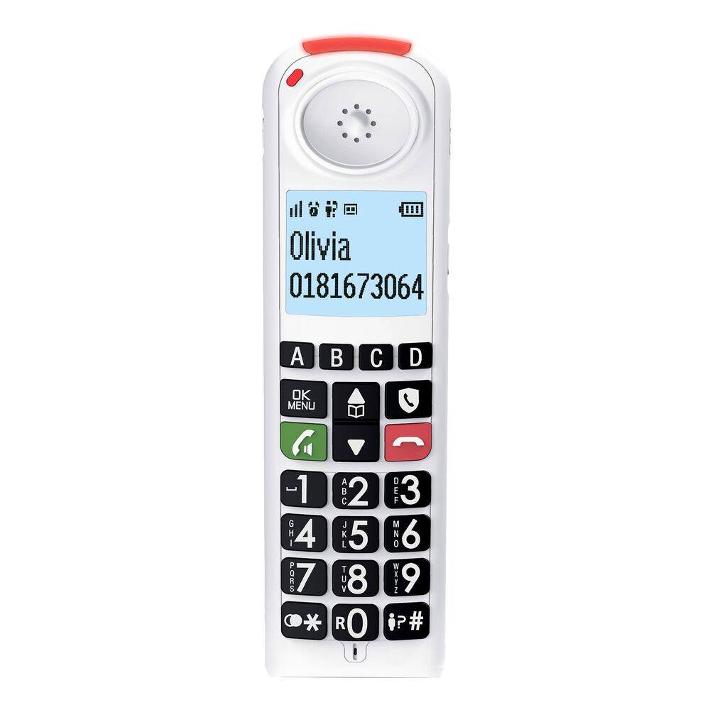 Swissvoice Xtra 2355 Schnurloses DECT-Telefon mit AB und Bildwahltasten weiß