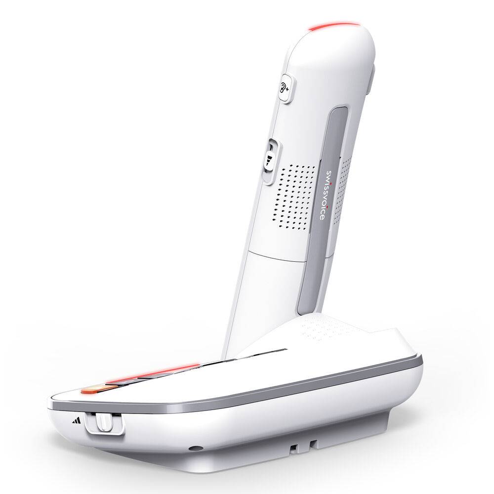 Swissvoice Xtra 2355 Schnurloses DECT-Telefon mit AB und Bildwahltasten weiß