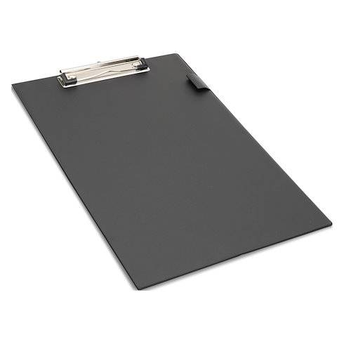 RAPESCO Klemmbrett Standard, A4, PVC-Folienüberzug, schwarz