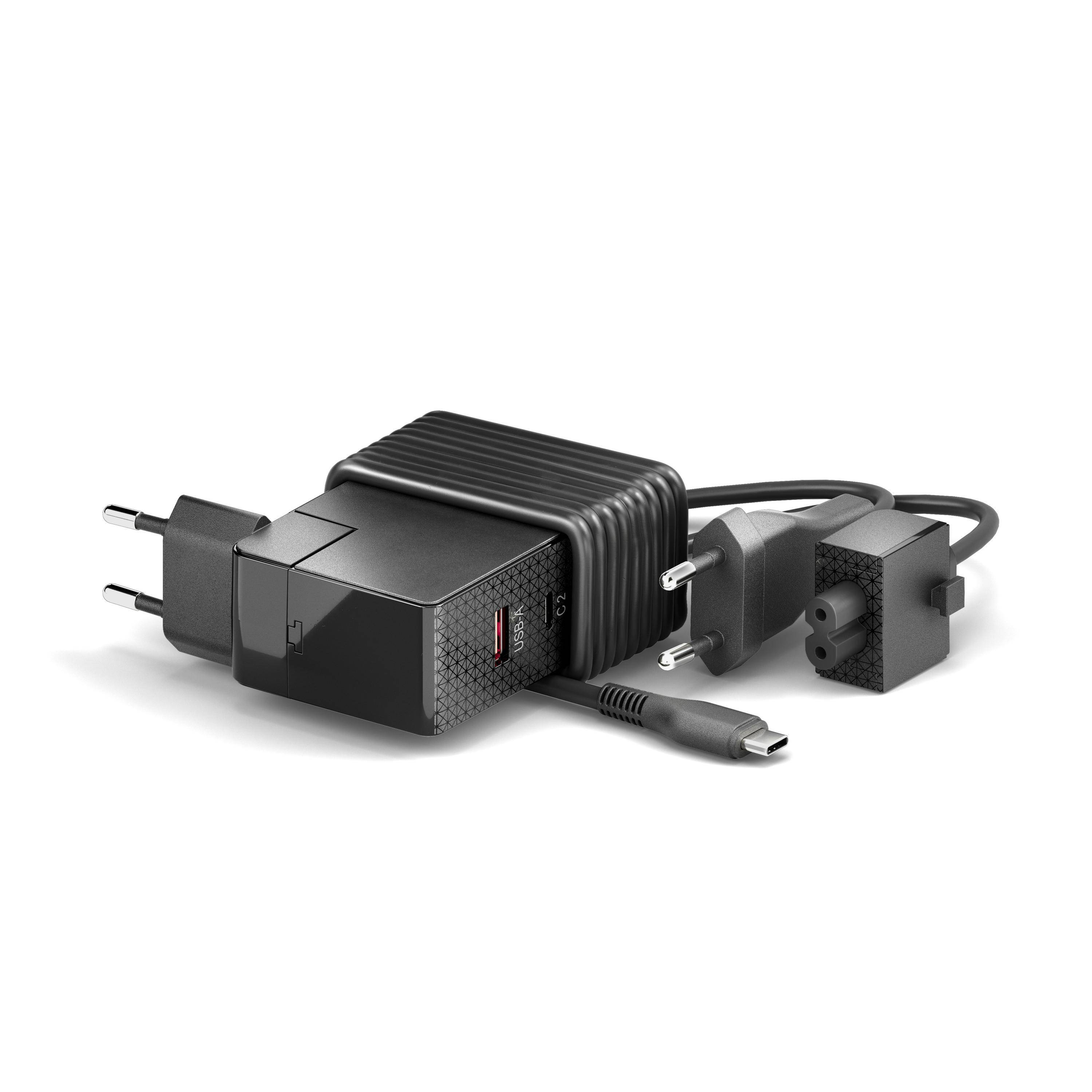 Vuelogic USB-C/USB-A GaN VL-PSU110 Ladegerät 3Port 100W PD schwarz Unterhaltungselektr. Zubehör