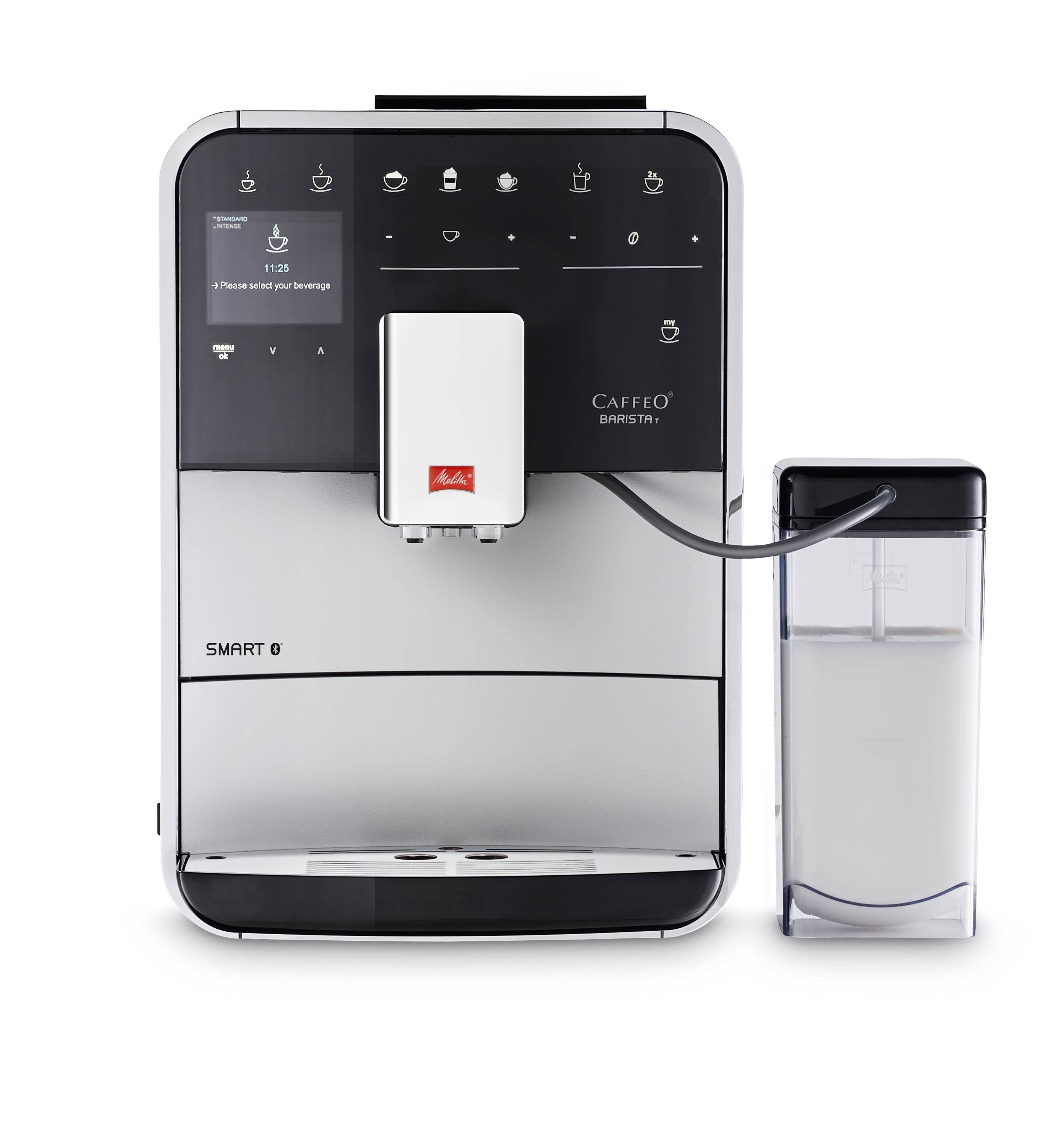 Melitta CAFFEO Barista T Smart F83/0-101 - Automatische Kaffeemaschine mit Milchaufschäumer