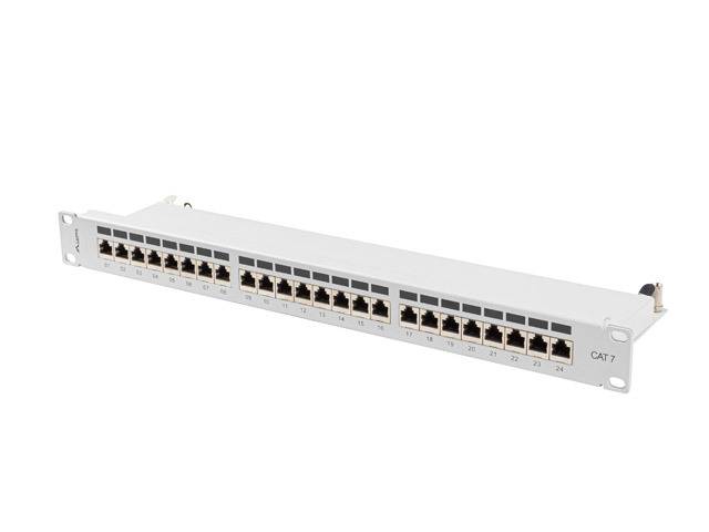 Lanberg PPS7-1024-S, Cat7, F/UTP (FTP), Grau, ABS, Metall, Rackeinbau, 1U