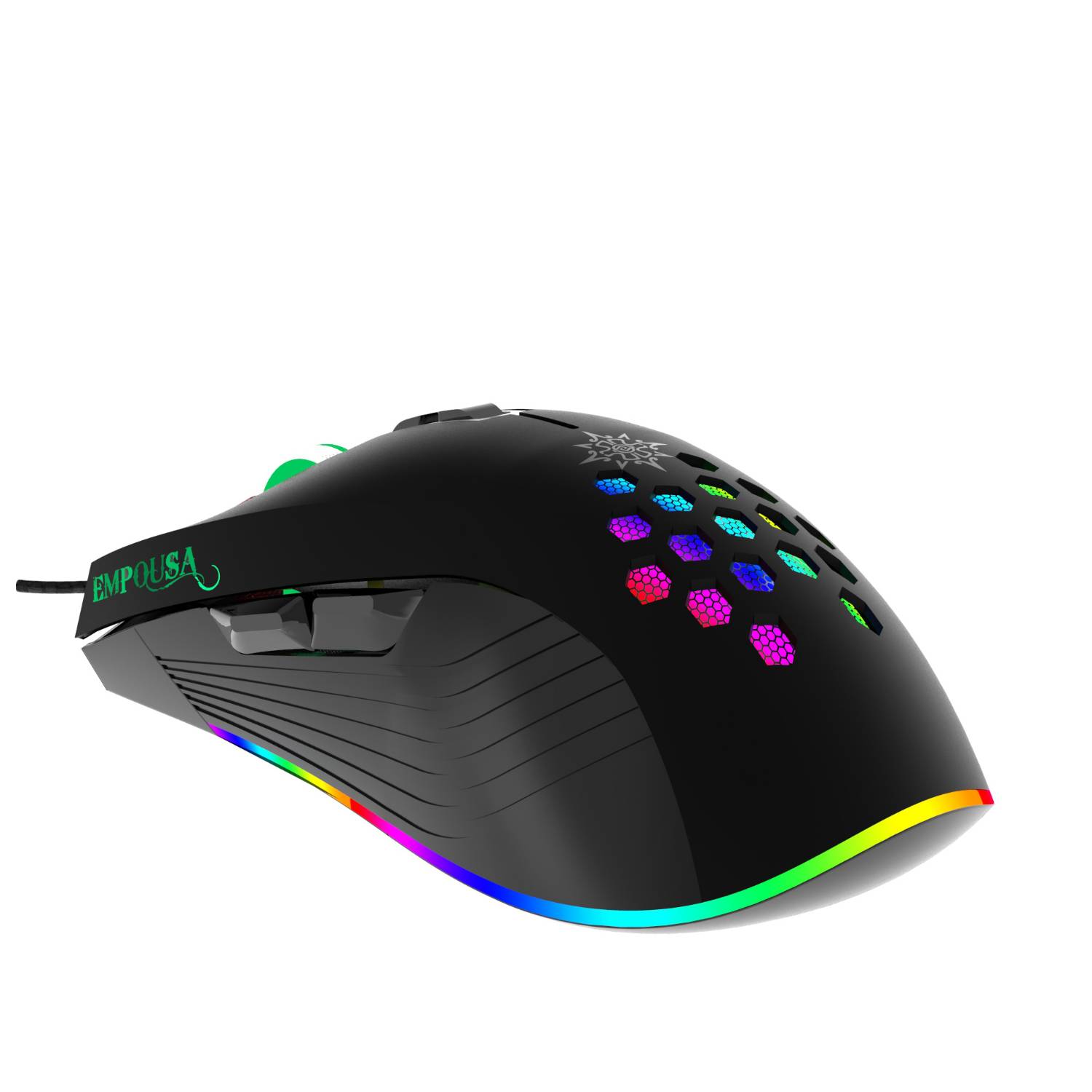 INCA Gaming Maus RGB/ 7200DPI/ 8Tasten/USB 1.50m schwarz retail Eingabe / Ausgabe Mäuse &amp;