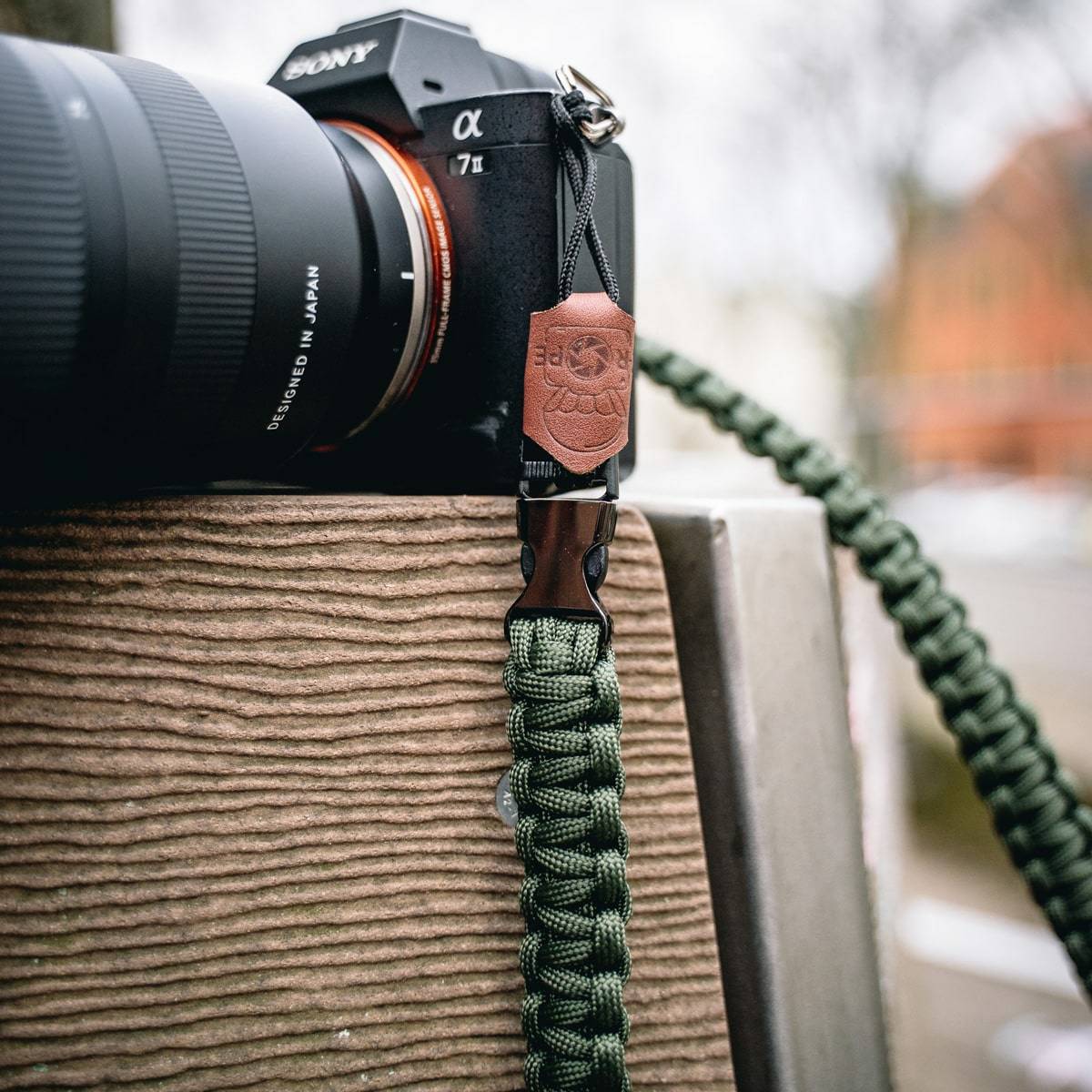 C-ROPE Kameragurt Traveler aus Paracord Silent Black retail