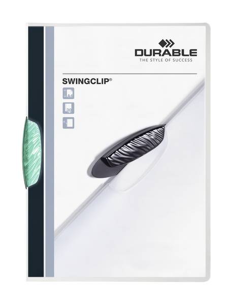 Durable Swingclip - Grün - Polypropylen (PP) - 30 Blätter - A4 - 25 Stück(e)