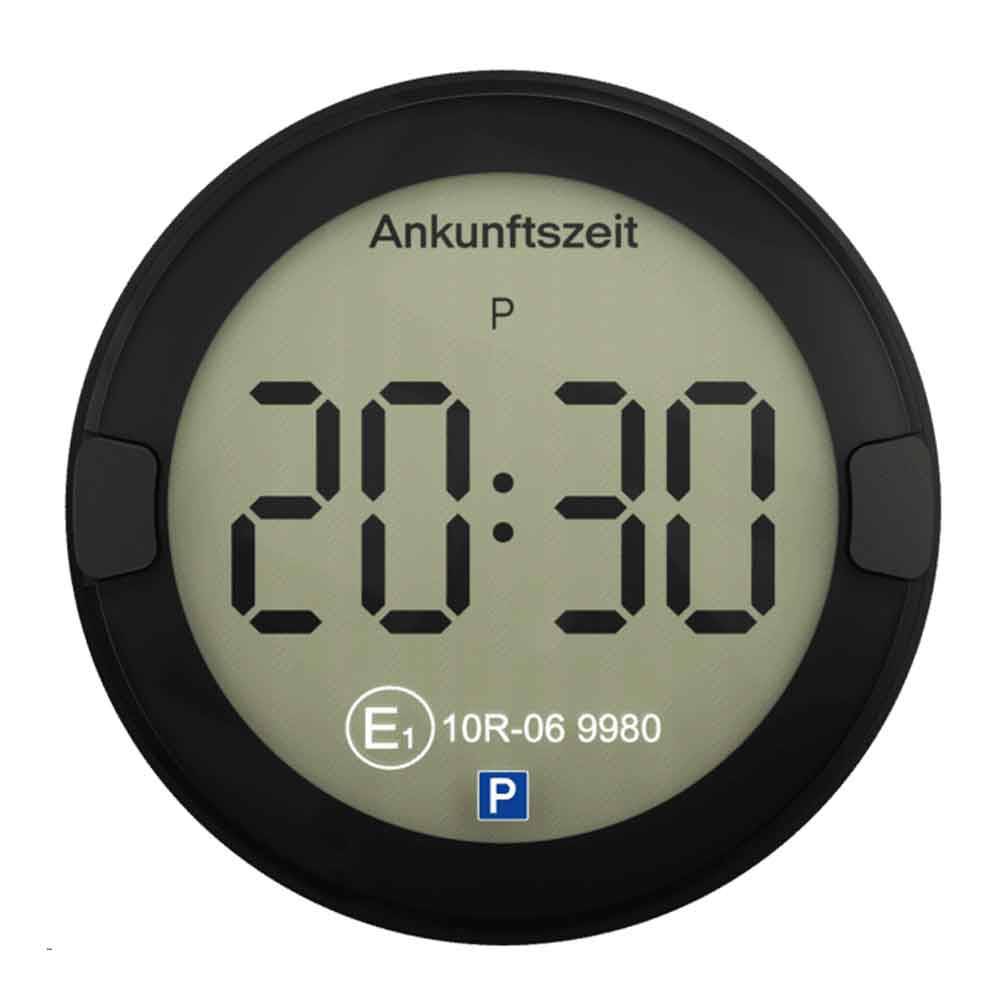 Park No. Parkscheibe schwarz