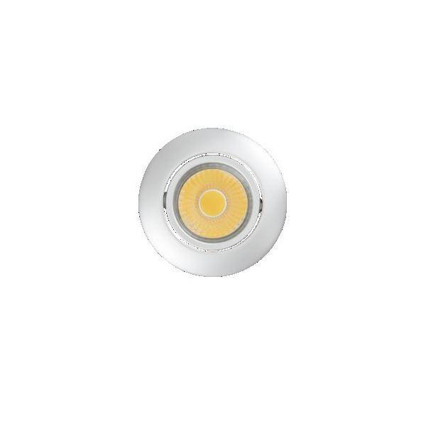 LED-Deckeneinbaustrahler LB25 A 5068 T Flat chrom-matt 8W