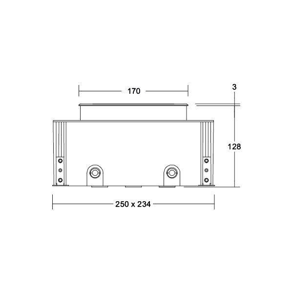 Brumberg LED-Bodeneinbauleuchte 14687083230 V AC 50 Hz 12 W 30° 3000