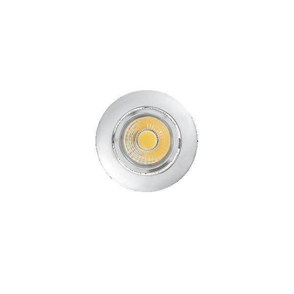 LED-Deckeneinbaustrahler LB25 A 5068 T Flat chrom 8W