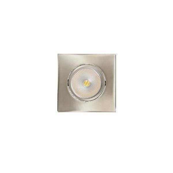 LED-Deckeneinbaustrahler LB25 5068Q ECO Flat nickel-geb. 6W SCCT