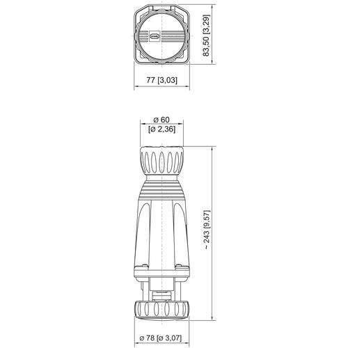 Stahl Kupplungsdose 8572/14-306