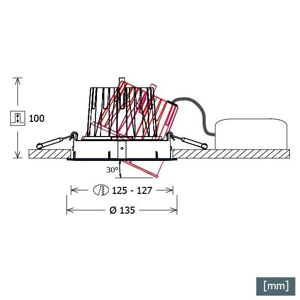 LTS Licht&Leuchten LED-Einbaustrahler CSAR602.930