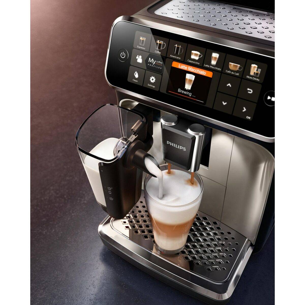 Philips 5400 series EP5447 - Automatische Kaffeemaschine mit Milchaufschäumer