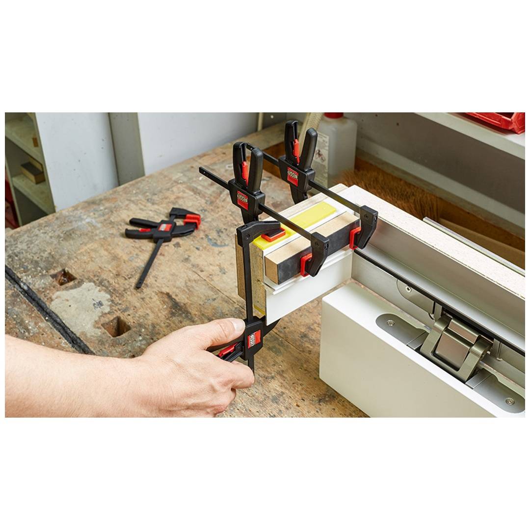 BESSEY 4 x Einhandzwingen EZM-EZL-SET 2 x 150 mm + 2 x 300 mm