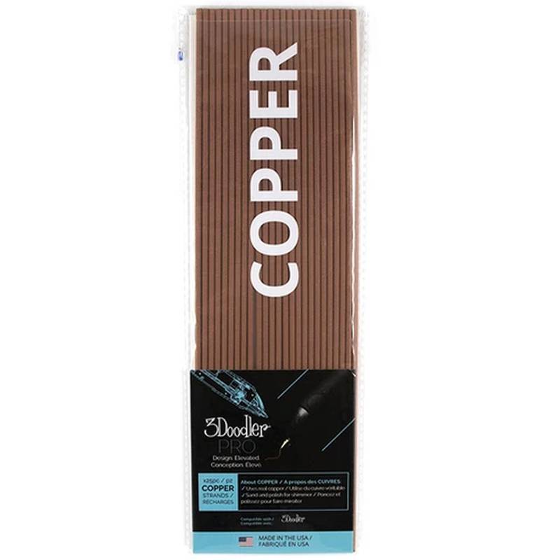 3Doodler Filament Pro+ 25 Kupfer braunrotCopper Drucker &amp; Scanner 3D Druck