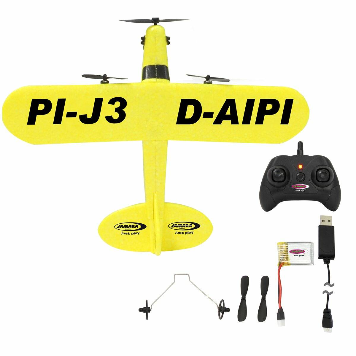 JAMARA - J3-CUB Flugzeug Gyro 2CH 2.4GHz