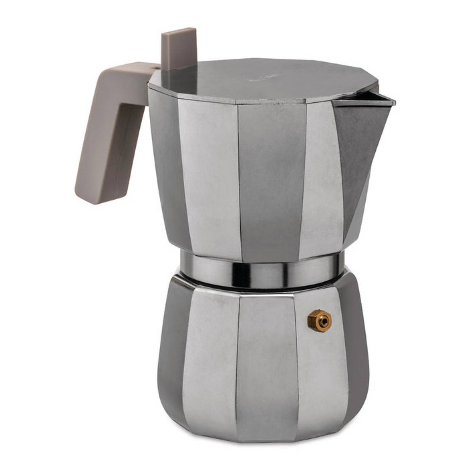 Alessi Mokka Espressomaschine DC06/3 silber
