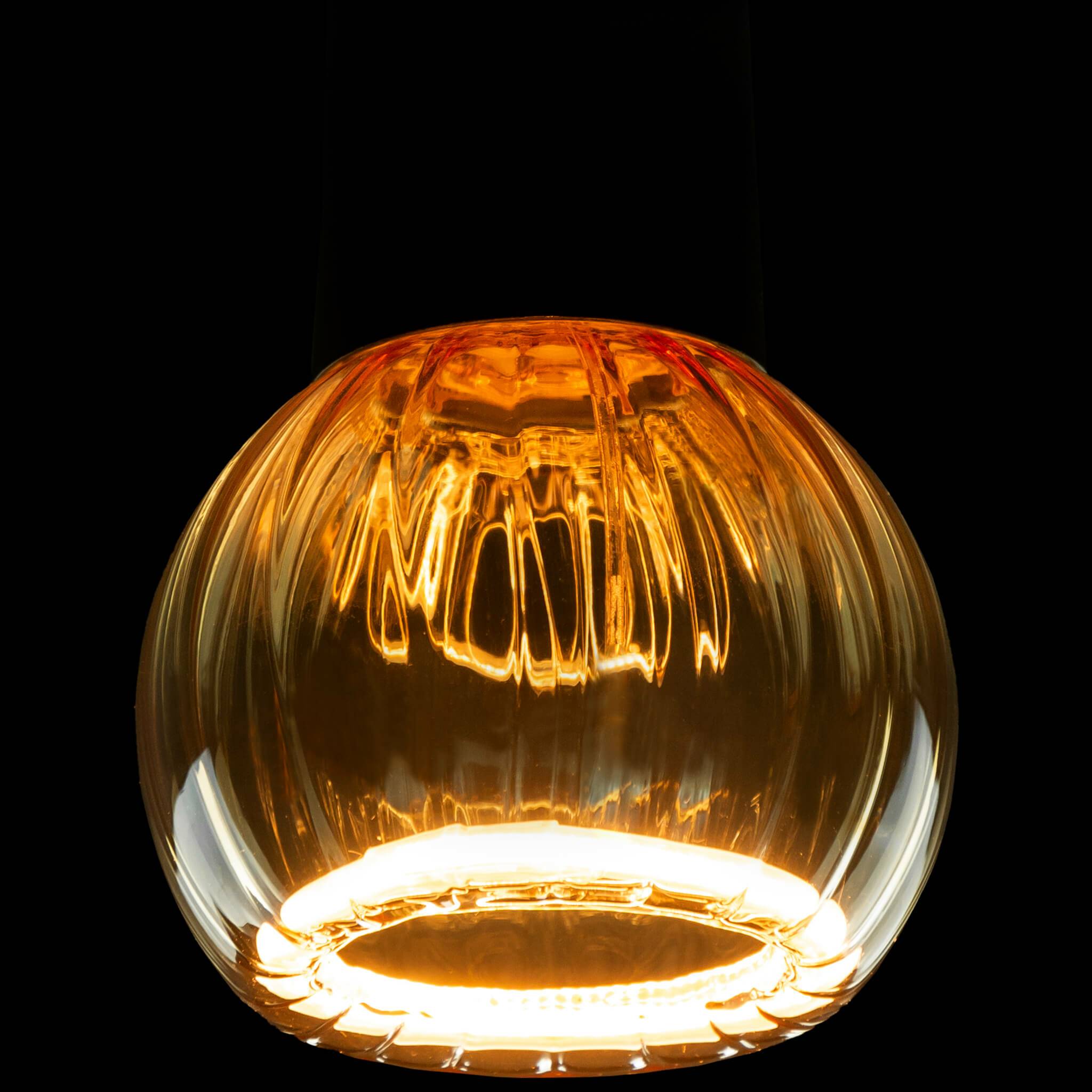 SEGULA - LED Floating Globe 80 straight gold E27 240Lm 2200K